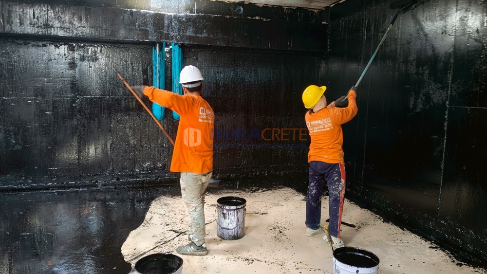 กันซึมบ่อน้ำ ,กันซึมห้องใต้ดิน