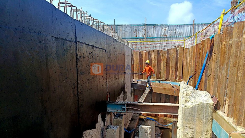 กันซึมบ่อน้ำ ,กันซึมห้องใต้ดิน