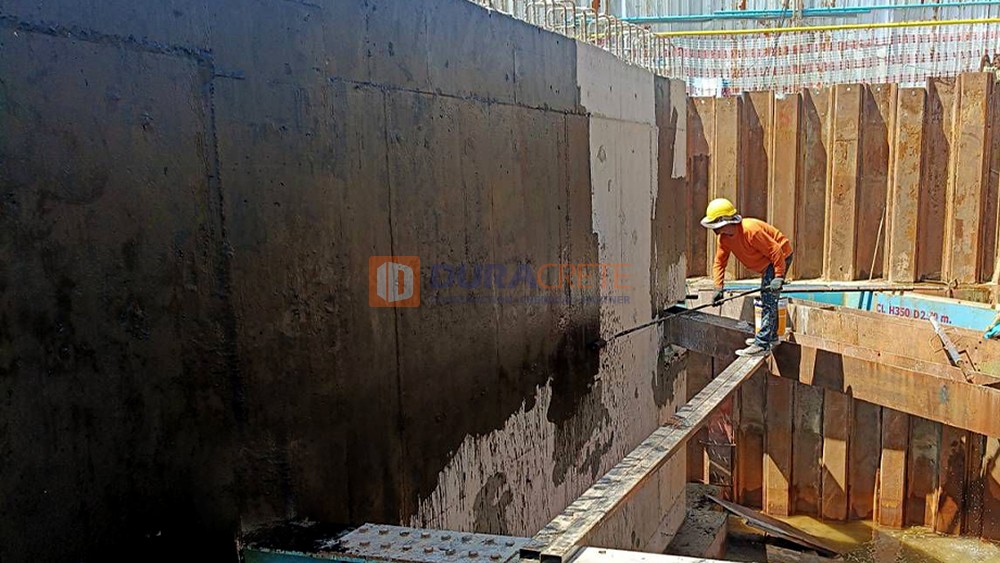 กันซึมบ่อน้ำ ,กันซึมห้องใต้ดิน