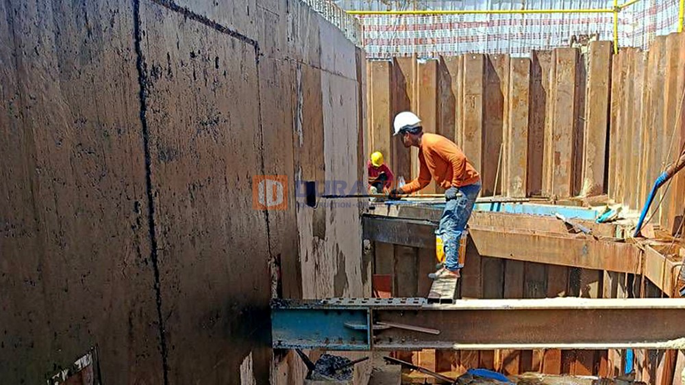 กันซึมบ่อน้ำ ,กันซึมห้องใต้ดิน