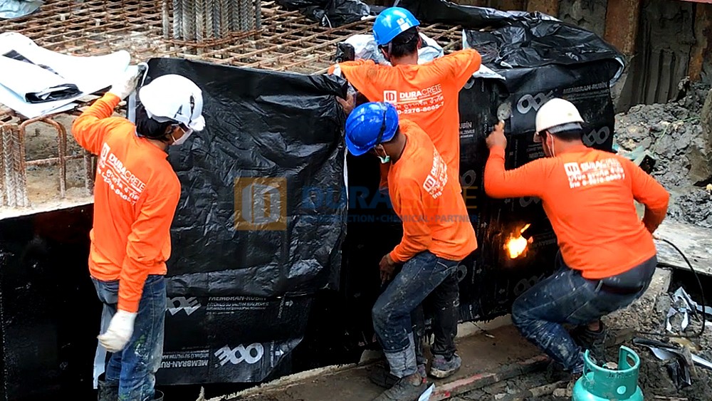  ระบบกันซึม,กันซึม,กันซึมดาดฟ้า,งานติดตั้งระบบกันซึม