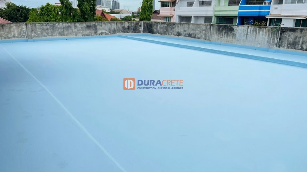 กันซึม, กันซึมดาดฟ้า, กันซึมหลังคา, หลังคารั่วซึม, ระบบกันซึม, waterproof, polyurethane waterproofing, DURASEAL 600, ซ่อมดาดฟ้า, ซ่อมหลังคา, 